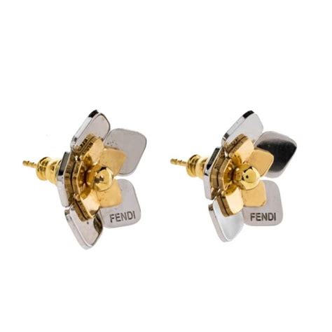 fendi stud|genuine Fendi earrings.